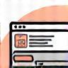 Icono representando diseño y desarrollo web